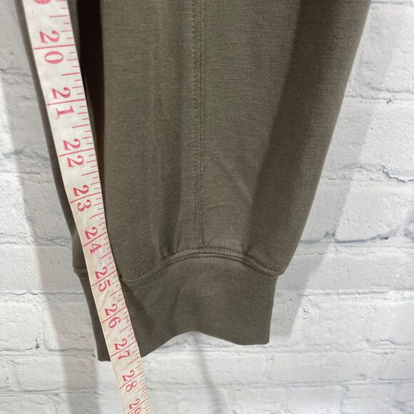 Cable & Gauge Womens Plus 1X Tapared Crop Pants Green Pull On Comfort Stretch - Picture 11 of 12